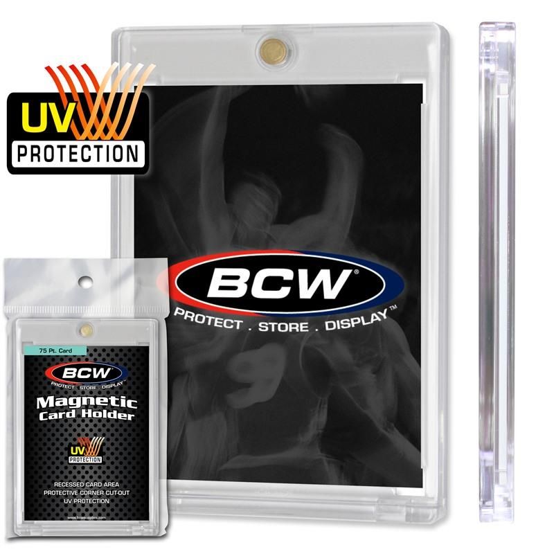 BCW Magnetic Card Holder 75pt (Thick Cards)
