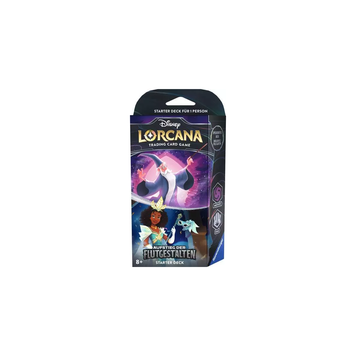 Disney Lorcana: Aufstieg der Flutgestalten - Starter Deck Amethyst und Stahl (Deutsch)