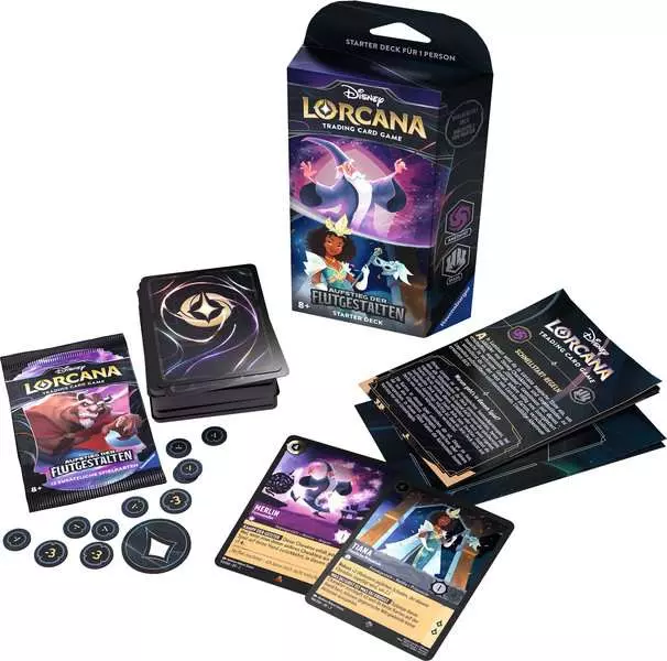 Disney Lorcana: Aufstieg der Flutgestalten - Starter Deck Amethyst und Stahl (Deutsch)