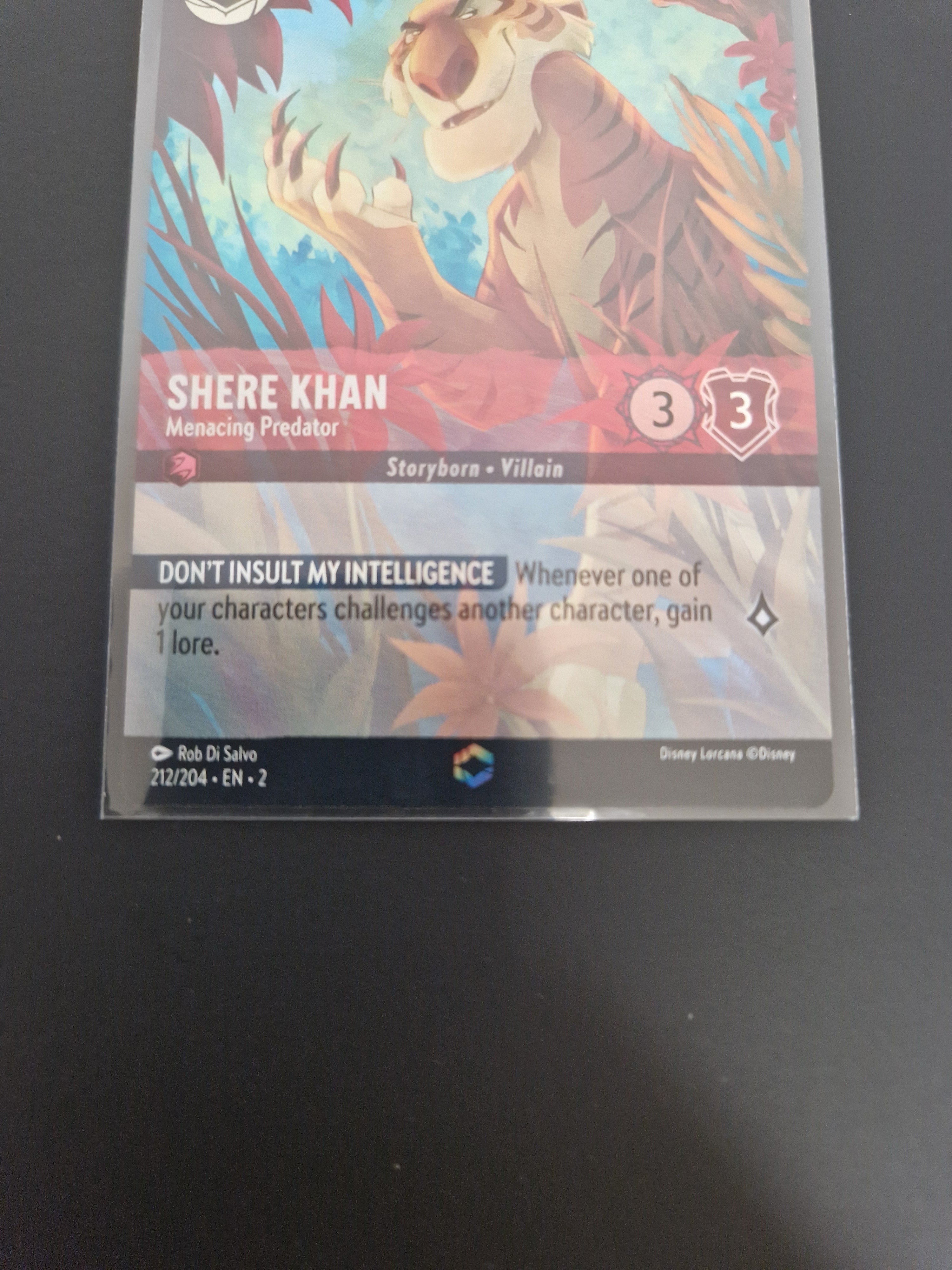 Disney Lorcana: Rise of the Floodborn Shere Khan 212/204 Enchanted (EN)