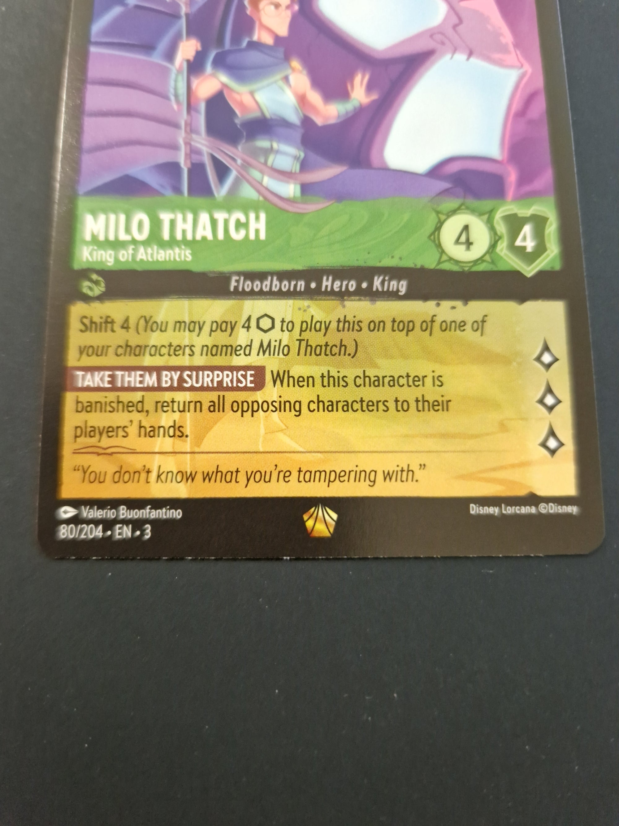 Disney Lorcana: Into the Inklands Milo Thatch 80/204 (EN)