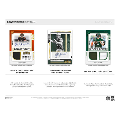 Panini NFL Contenders Football Value Fat-Pack 2021 Autographs