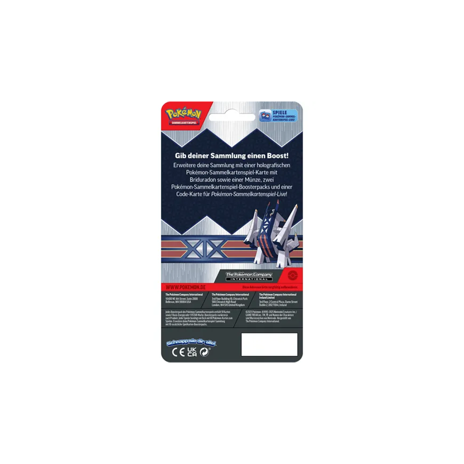Pokémon 2-Pack Blister Januar 2025 Briduradon (DE)