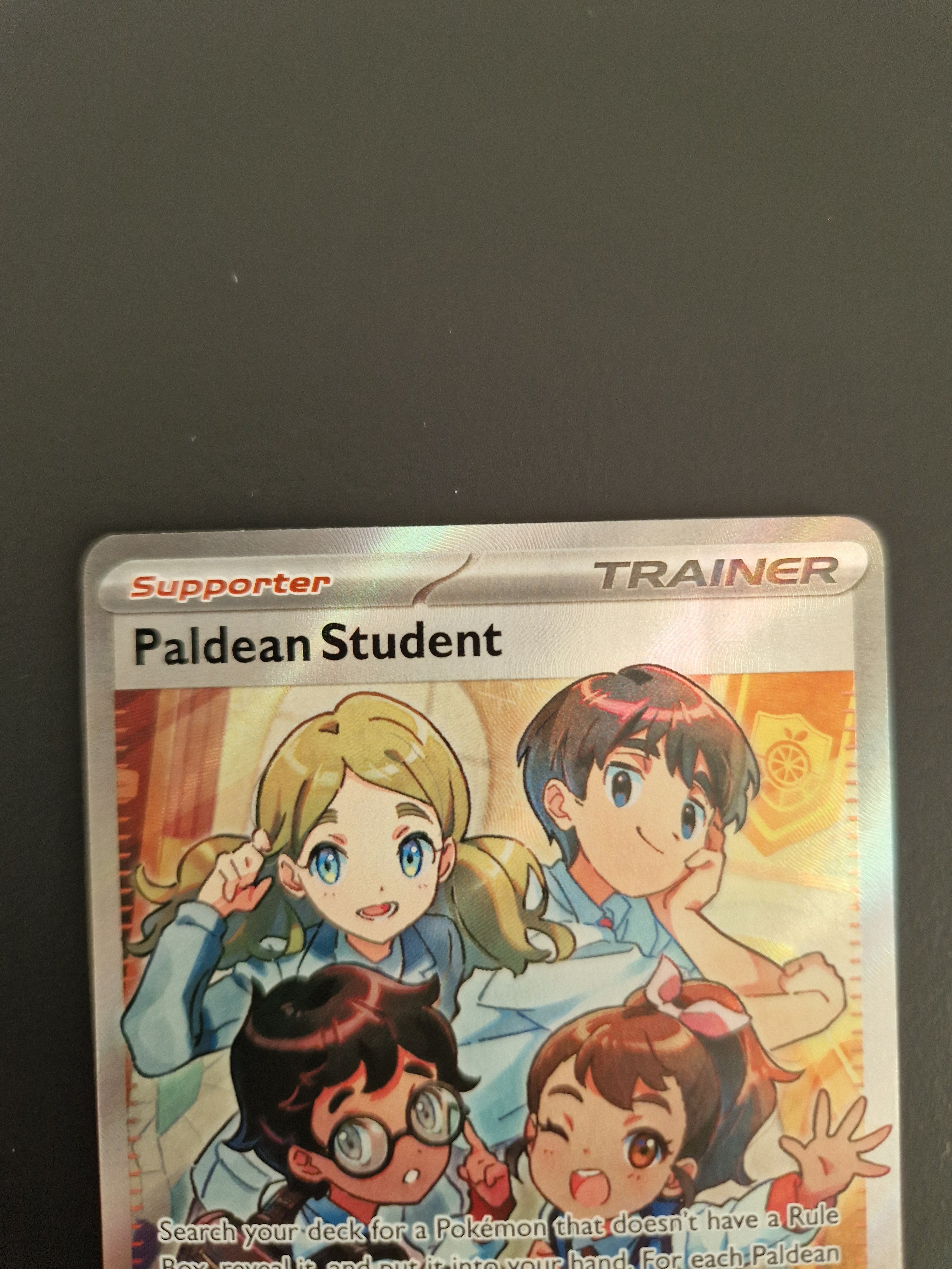 Pokémon SV4.5 Paldean Fates Paldean Student 230/91 Illustration Ultra Rare (EN)