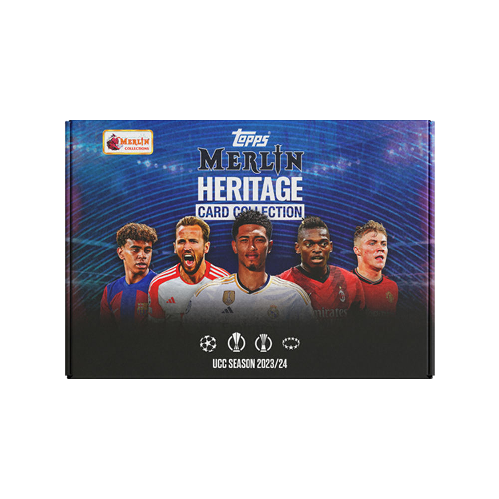 Topps Merlin Heritage UEFA Club Competitions Hobby Box 23/24
