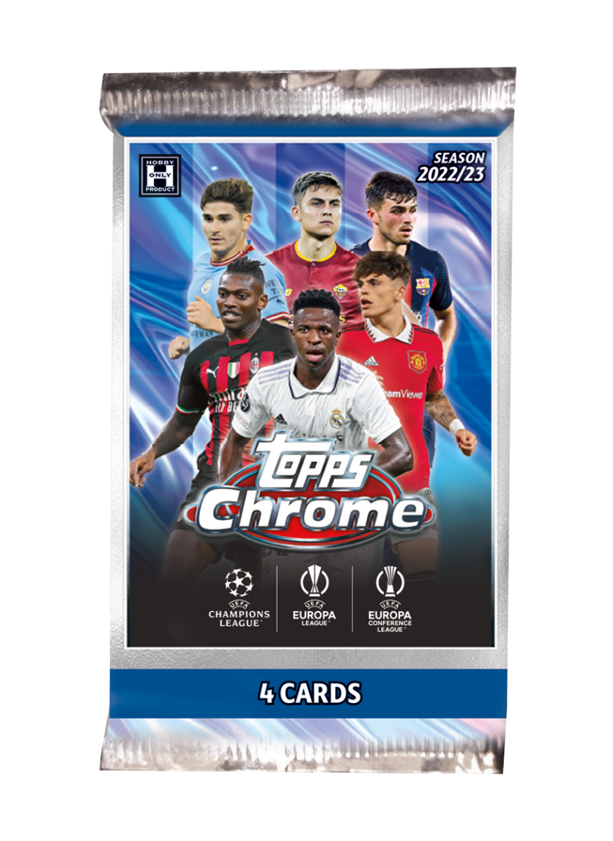 Topps Chrome UEFA Club Competitions Hobby Booster Pack 2022/2023