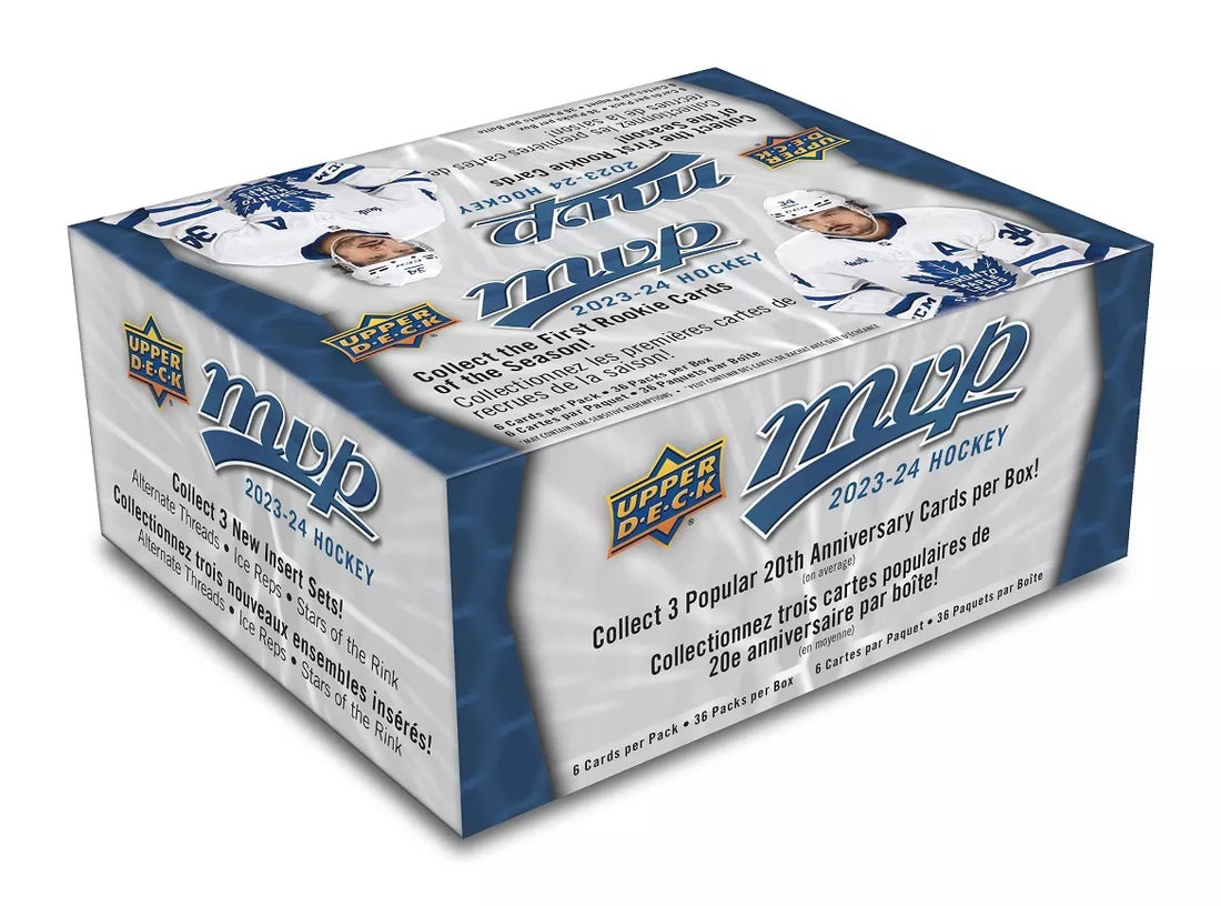 Upper Deck NHL MVP Retail Foil 2023/2024 (Display Box mit 36 Packs)