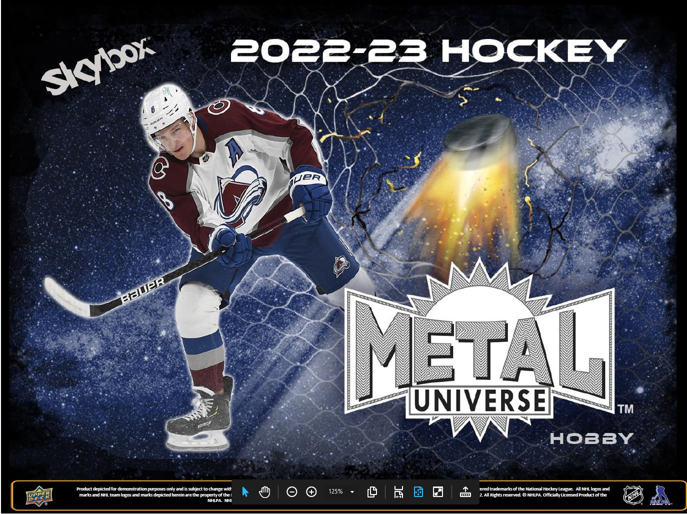 Upper Deck NHL Skybox Metal Universe Box 2022/2023