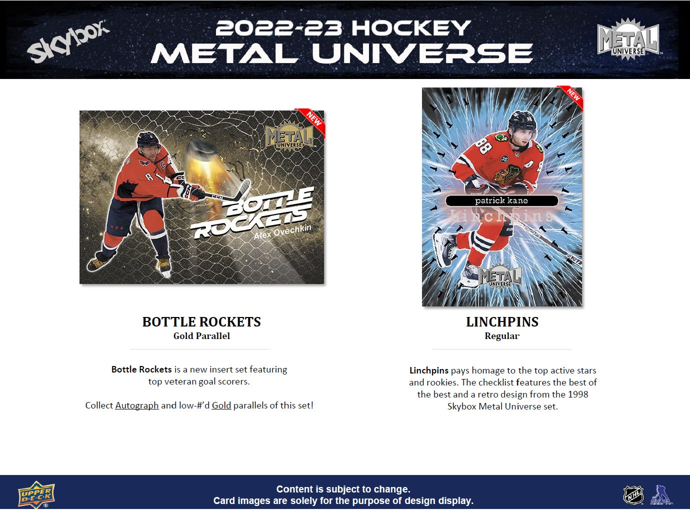 Upper Deck NHL Skybox Metal Universe Box 2022/2023
