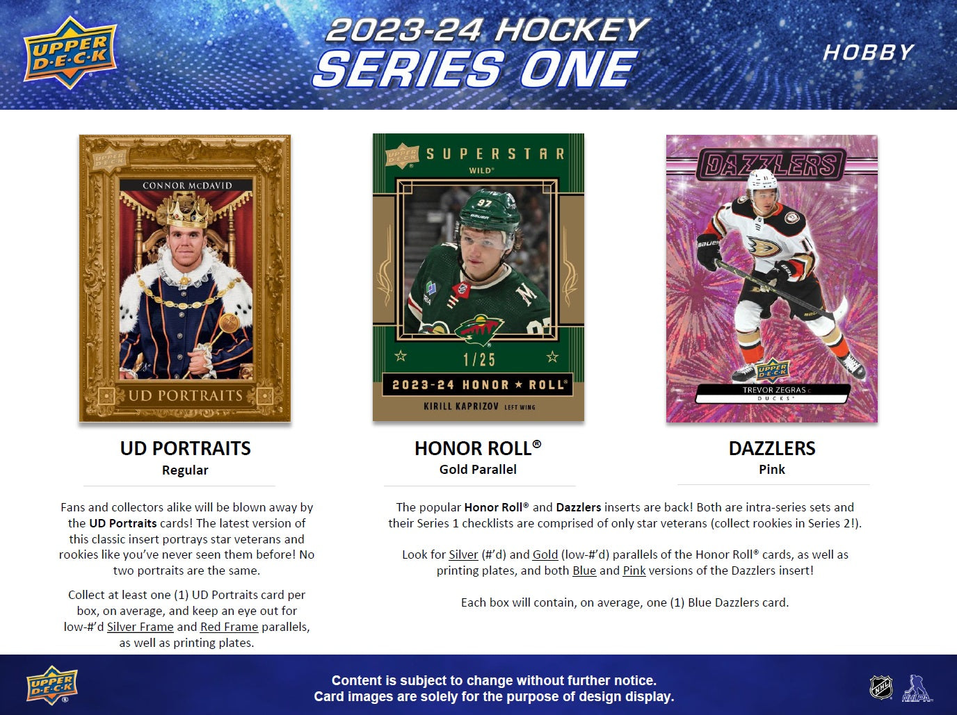 Upper Deck Series 1 Hockey Hobby Box 2023/2024