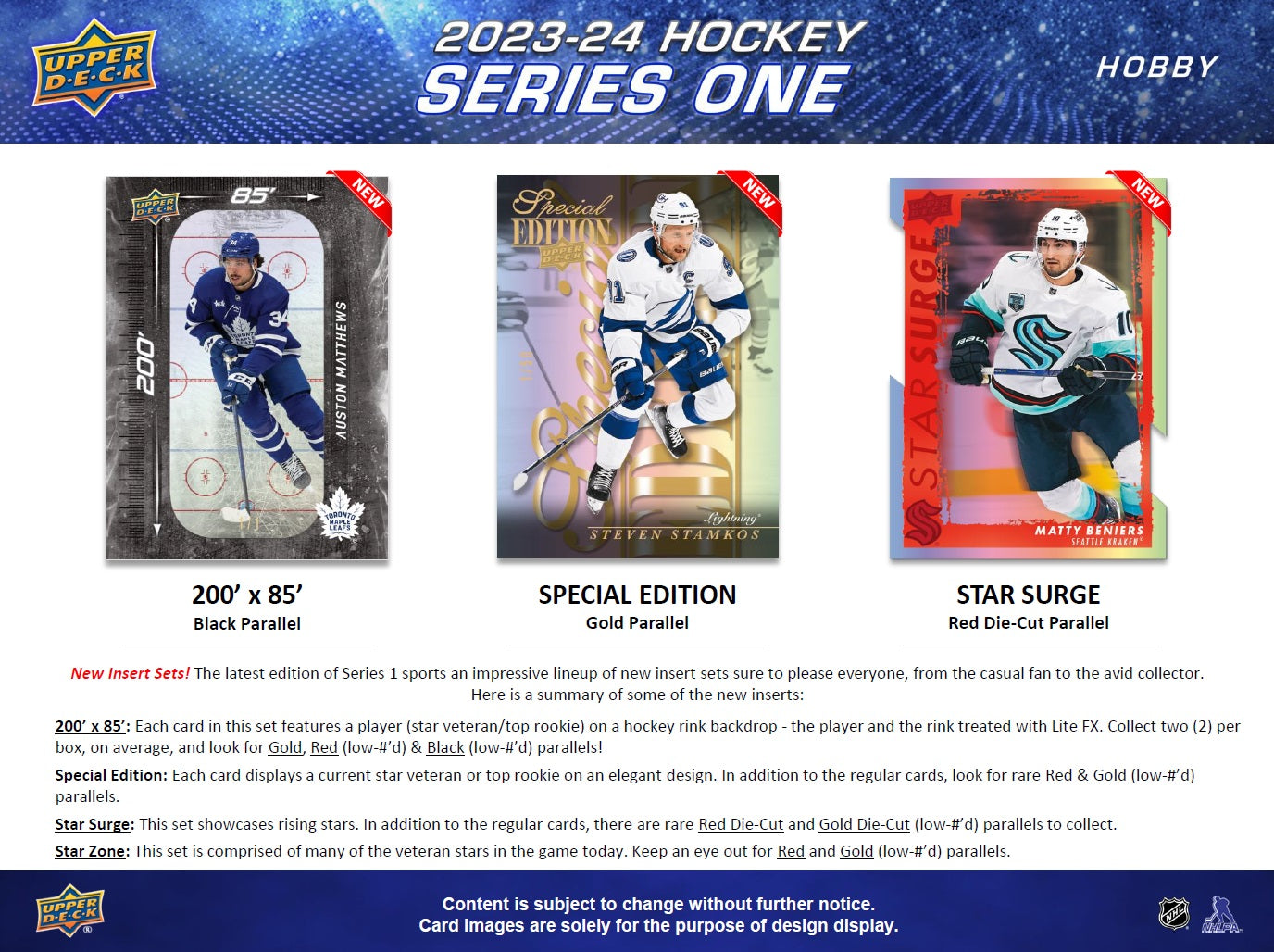Upper Deck Series 1 Hockey Hobby Box 2023/2024