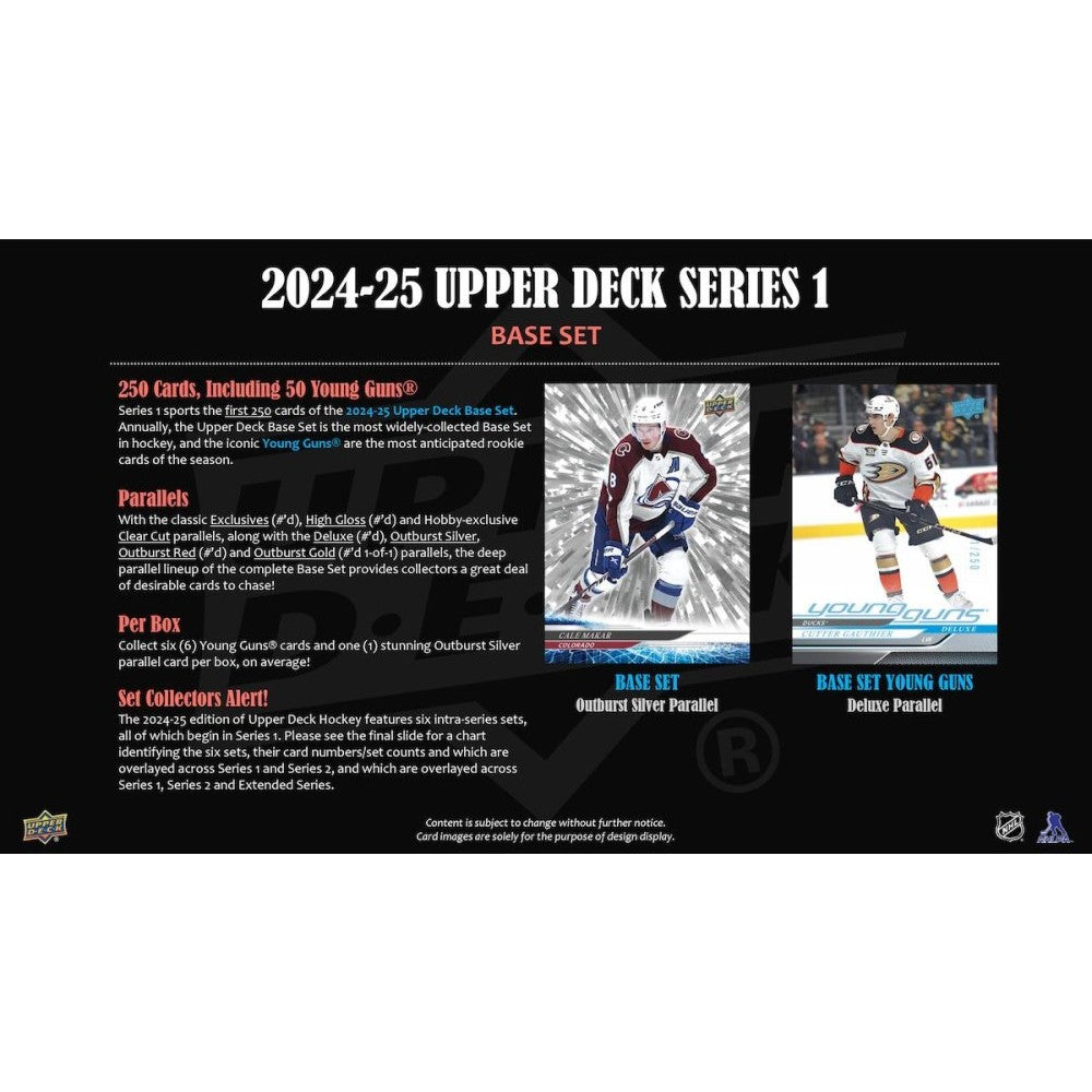 Upper Deck NHL Upper Deck Series 1 Hobby Box 2024/2025