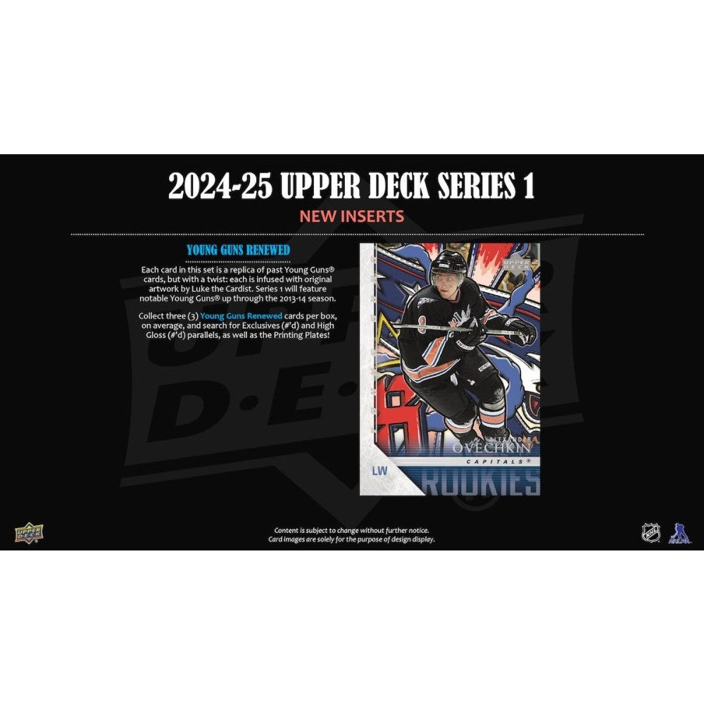 Upper Deck NHL Upper Deck Series 1 Hobby Box 2024/2025