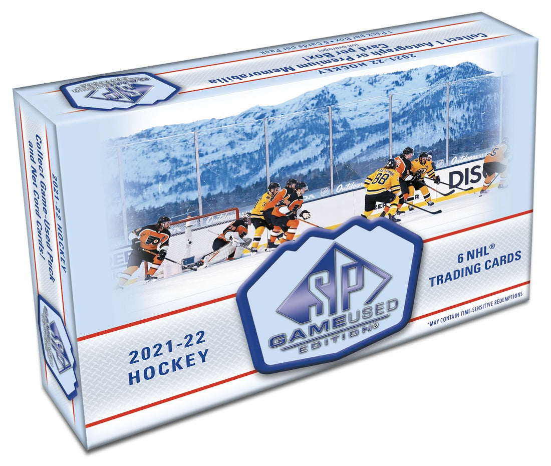Upper Deck SP Game Used NHL Hockey Hobby Box 2021/2022