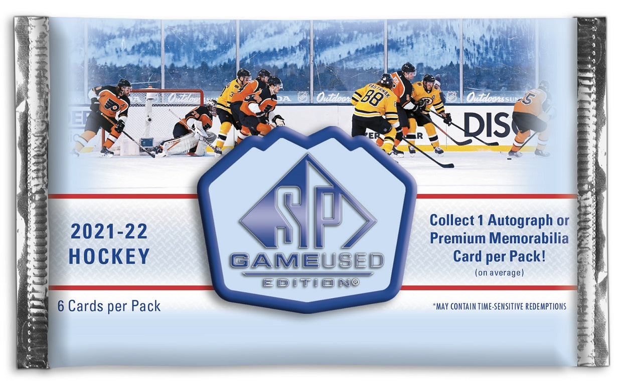 Upper Deck SP Game Used NHL Hockey Hobby Box 2021/2022 Pack