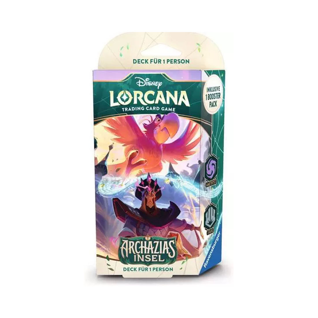Disney Lorcana: Archazias Insel - Starter Deck Amethyst & Stahl (Deutsch)
