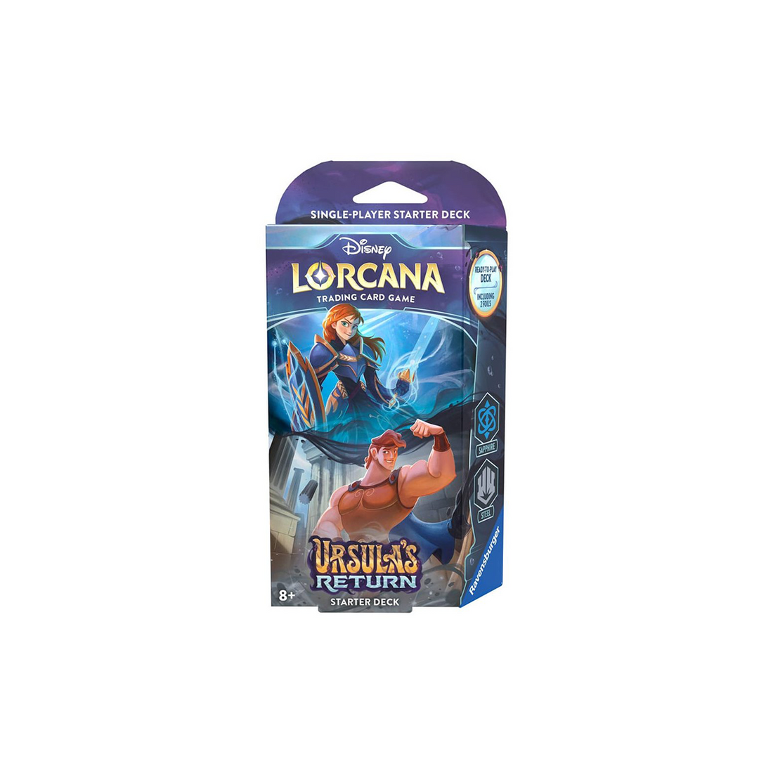 Disney Lorcana: Ursulas Returns - Starter Deck Sapphire & Steel (Englisch)