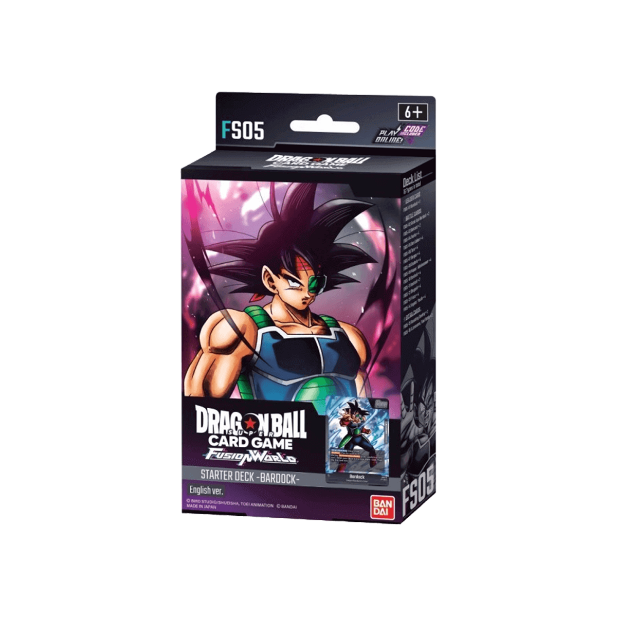 Dragon Ball Super Card Game - (EN) Fusion World Bardock Starter Deck FS05