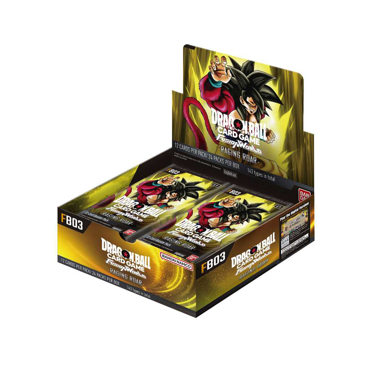 Dragon Ball Super Card Game - (EN) Fusion World Raging Roar FB03 Display Box