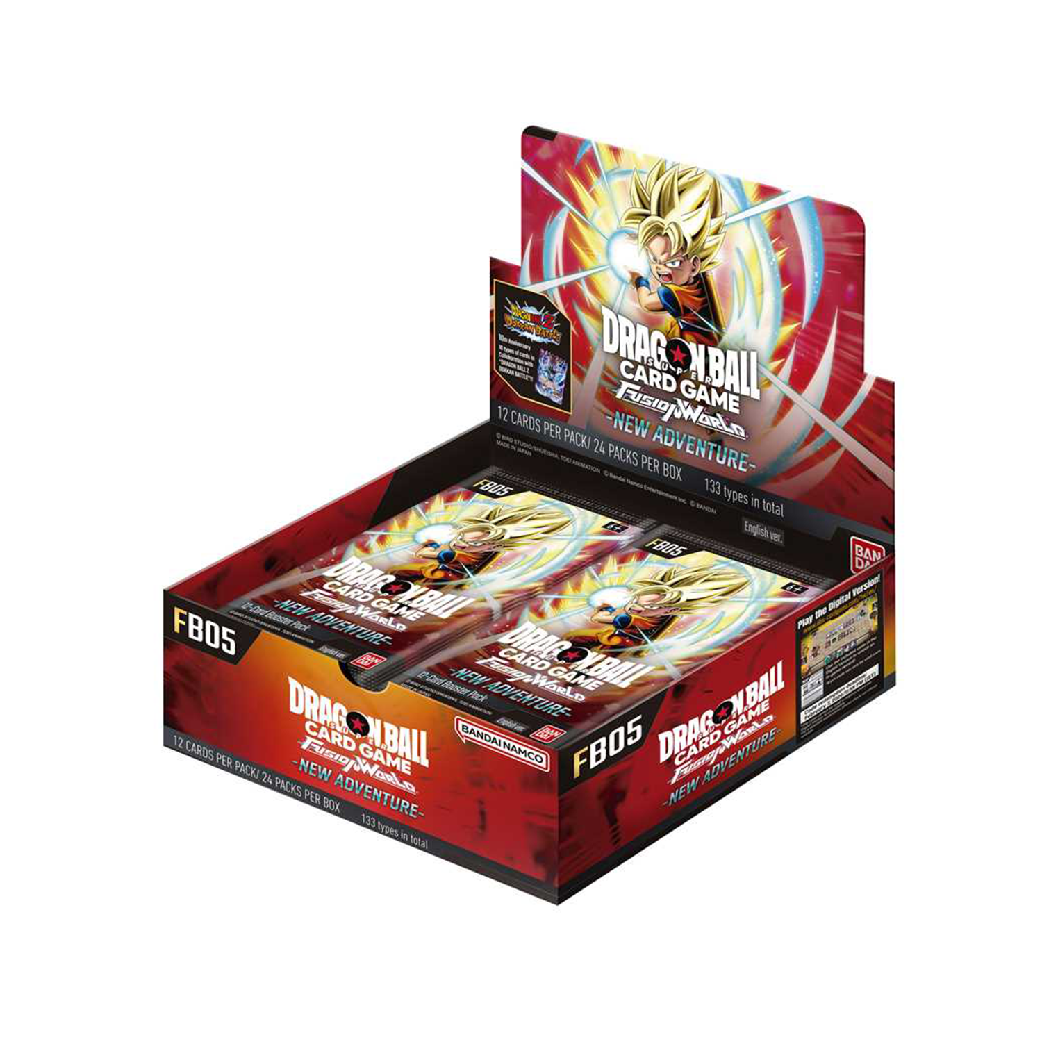 Dragon Ball Super Card Game - (EN) Fusion World New Adventure FB05 Booster Display
