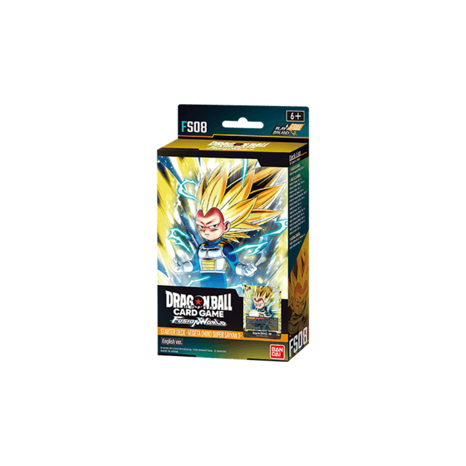 Dragon Ball Super Card Game - (EN) Fusion World Vegeta SSJ3 (mini) Starter Deck FS08