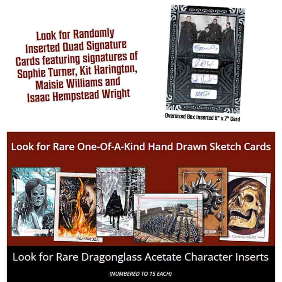 Game of Thrones The Great Houses Trading Cards Box 2025