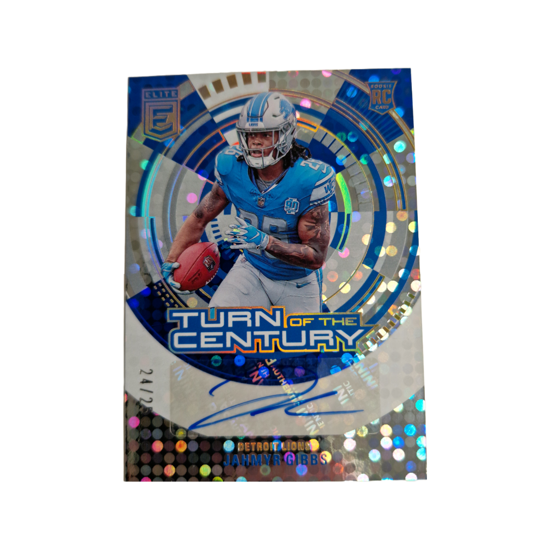 Jahmyr Gibbs Panini Donruss Elite Football 2023 Autograph 24/25