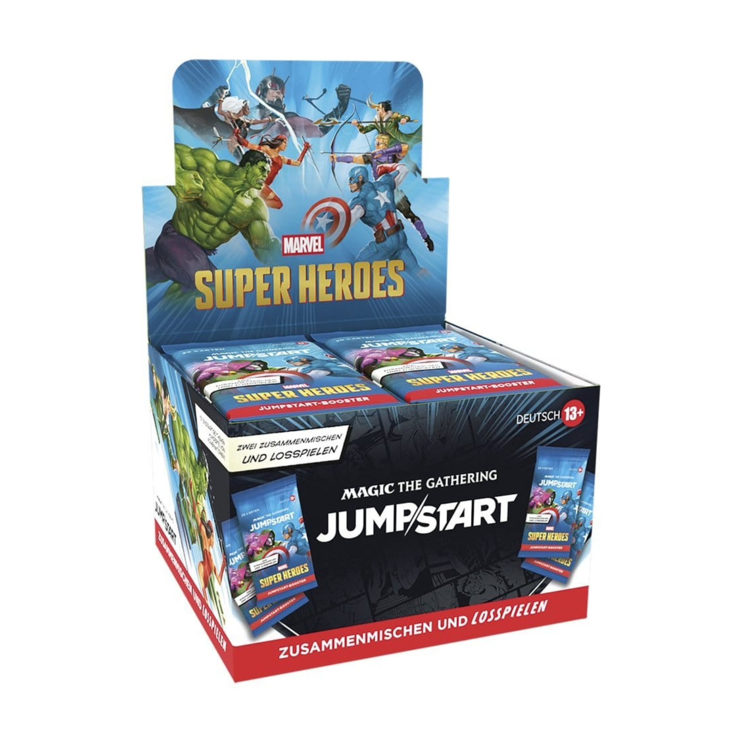 Magic: The Gathering - Marvel Super Heroes Jumpstart Booster Display (DE)