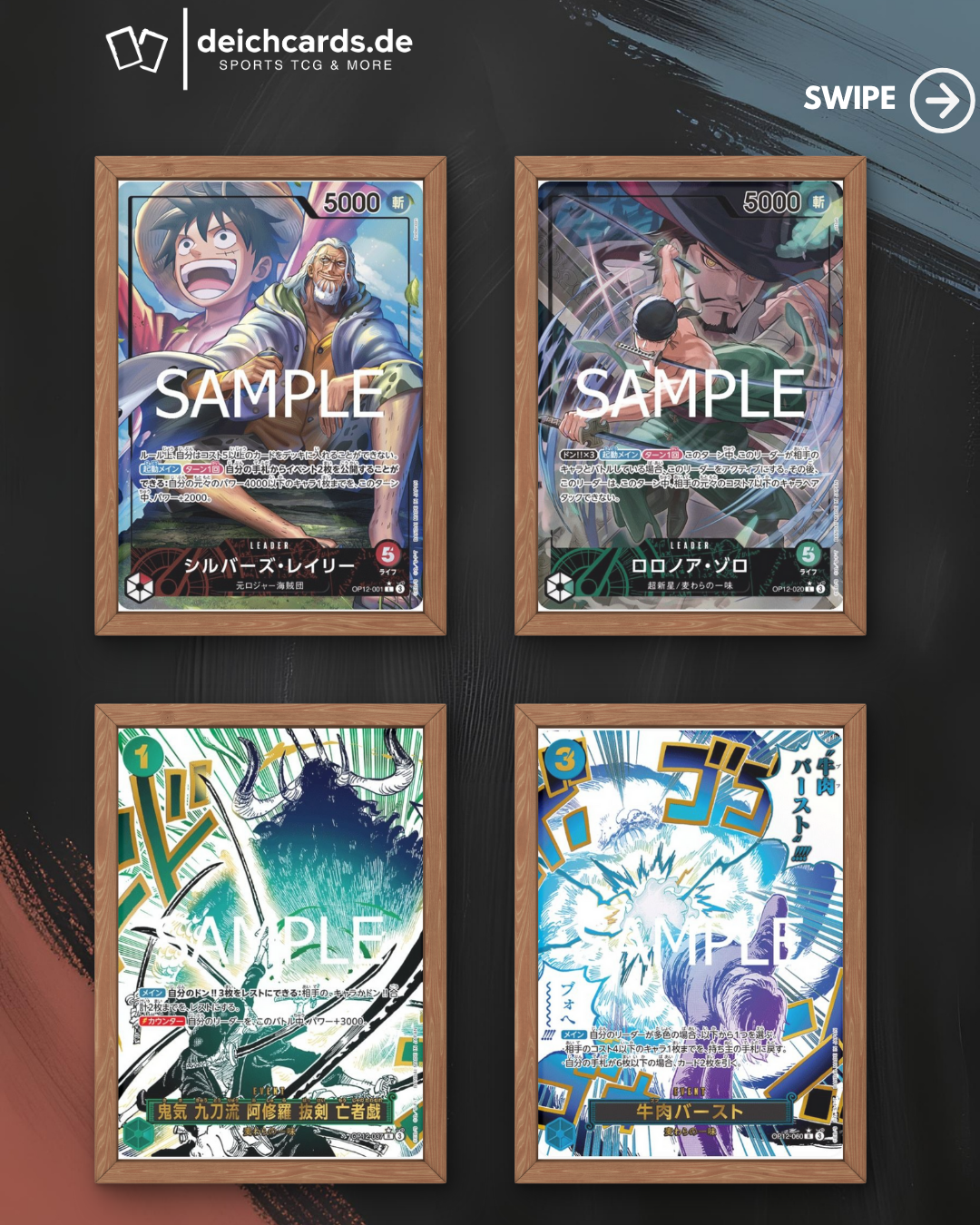 One Piece Card Game OP12 (JP) - Bonds Between Master And Disciple - Booster Display