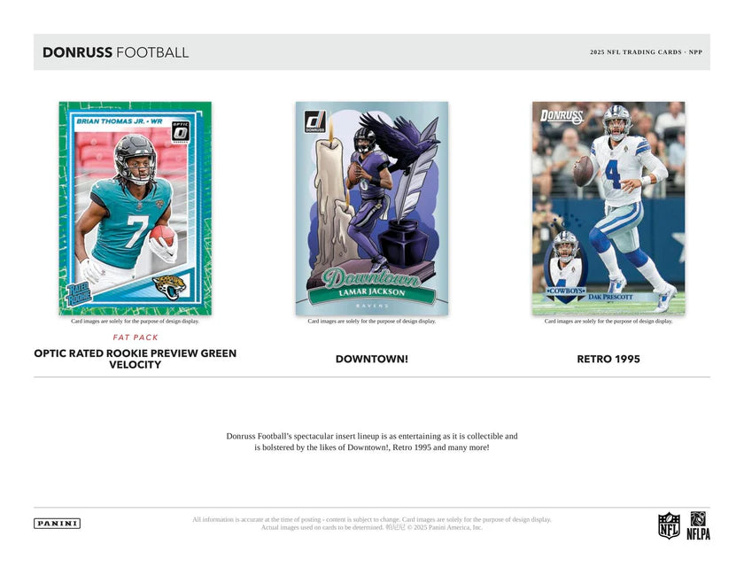Panini Donruss Football Blaster Box 2025
