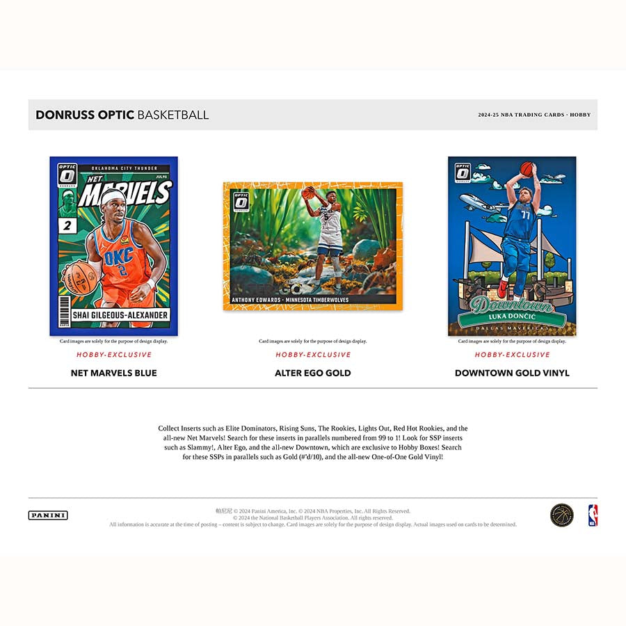 Panini Donruss Optic Basketball NBA Hobby Box 2024/2025
