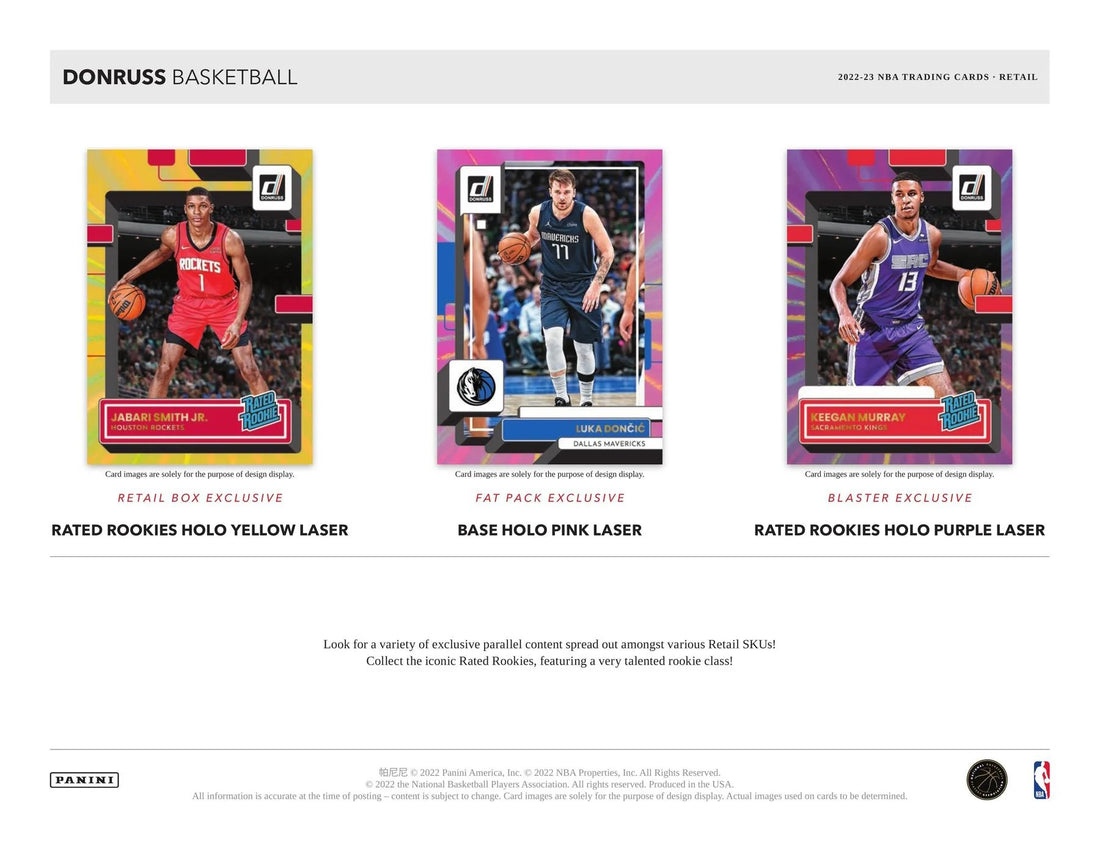 Panini Donruss Basketball Retail Booster Pack 2022/23 Parallels