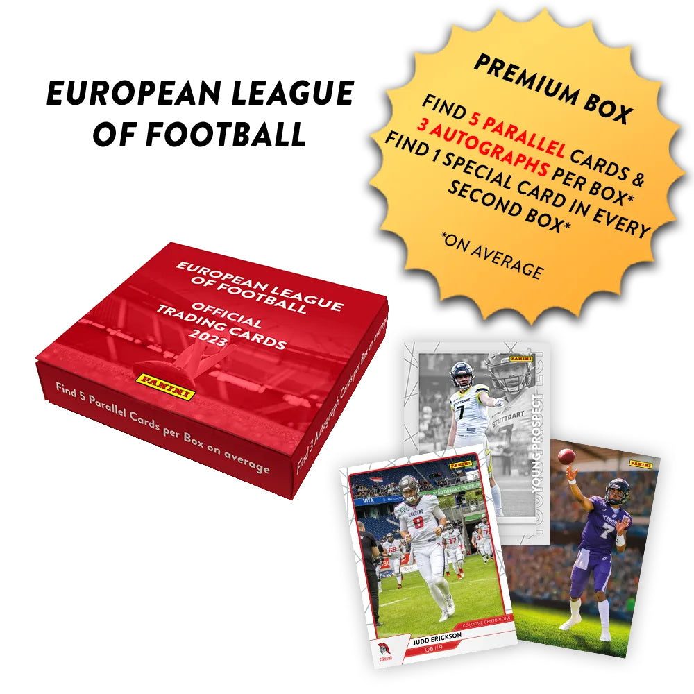 Panini European League of Football Premium Box 2023 Box Break