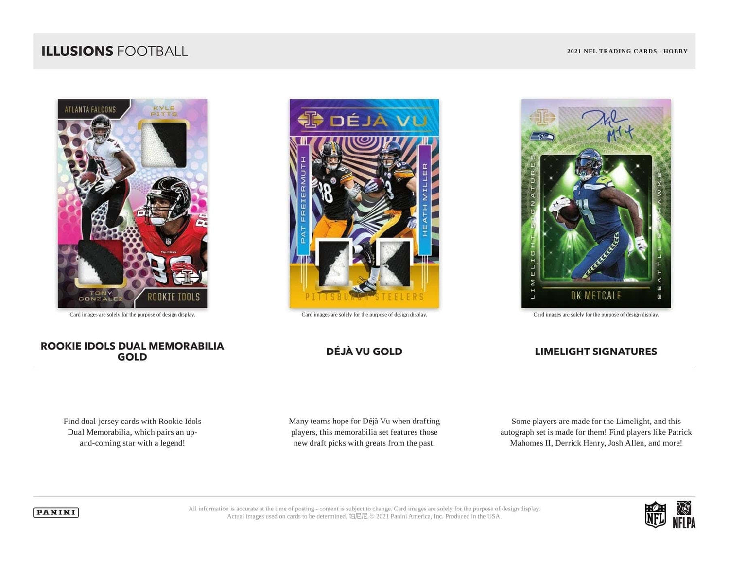 Panini Illusions Football NFL Hobby Box 2021