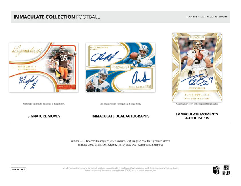 Panini Immaculate Football NFL Hobby Box 2024