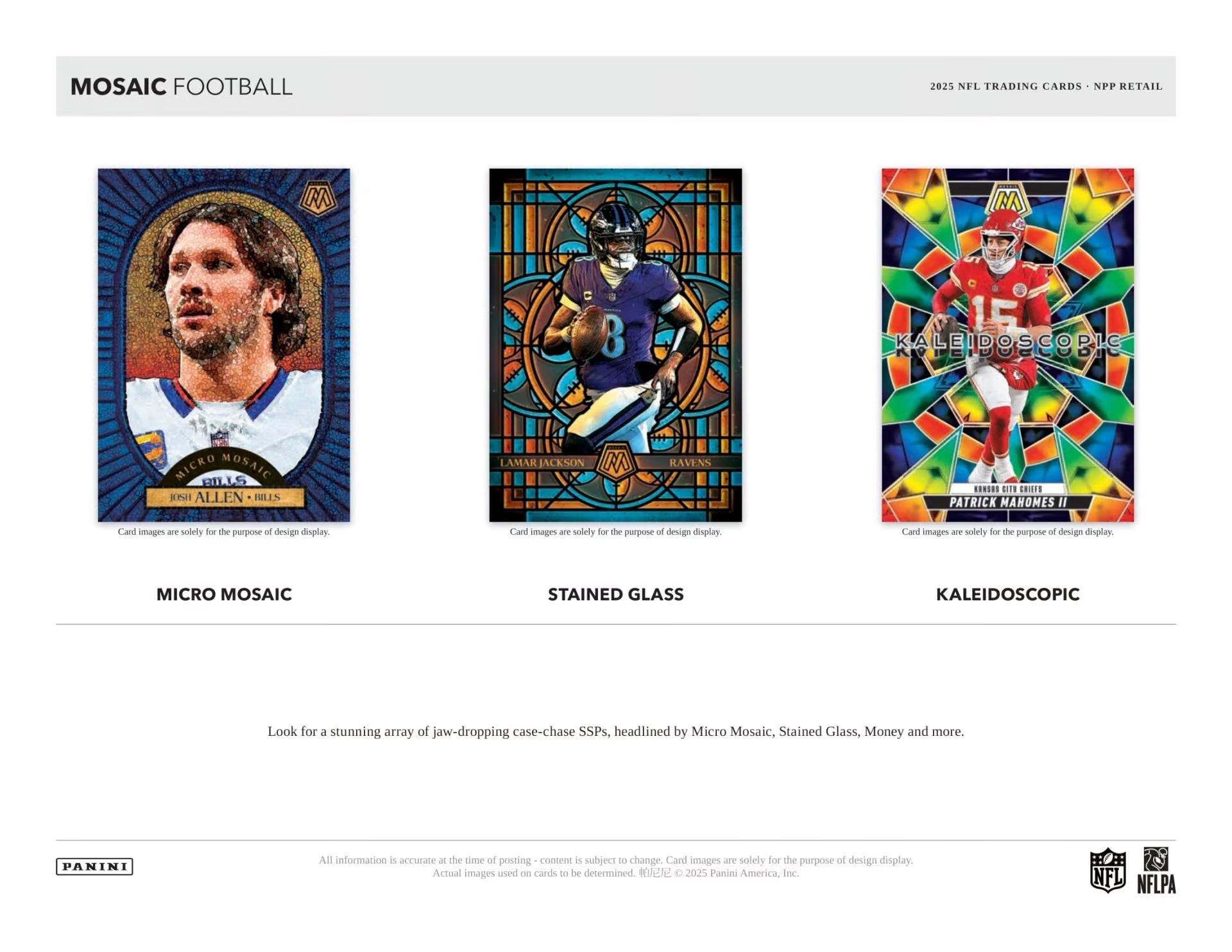 Panini Mosaic Football Blaster Box 2025