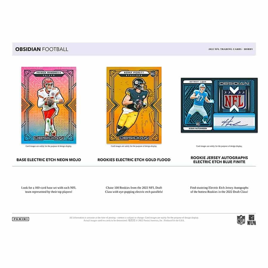 Panini Obsidian Football NFL Hobby Box 2022
