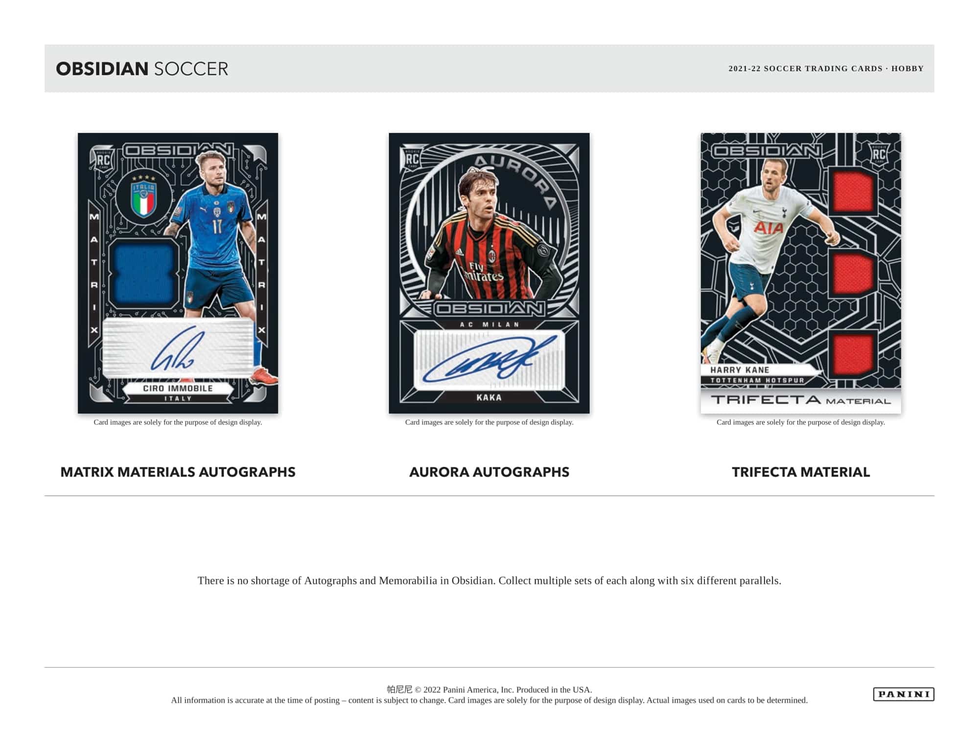 Panini Obsidian Soccer Hobby Box 2021/2022