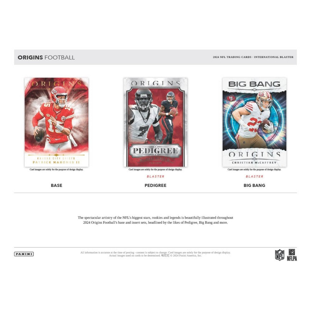 Panini Origins Football International Blaster Box 2024
