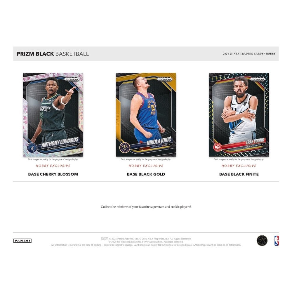 Panini Prizm Black Basketball Hobby Box 2024/2025