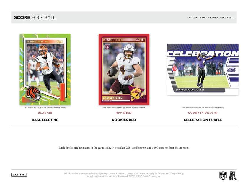 Panini Score Football Mega Box 2025