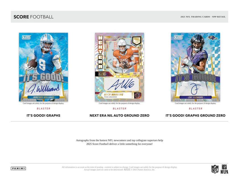 Panini Score Football Mega Box 2025