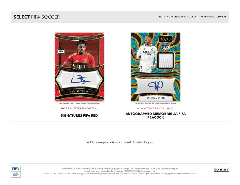 Panini Select FIFA Hobby International Box 2024/2025
