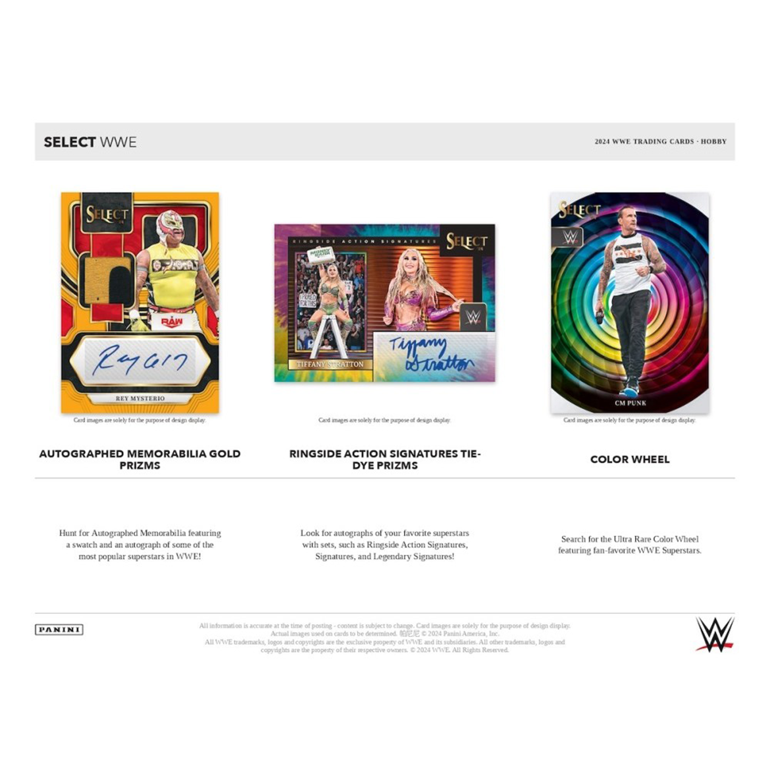 Panini Select WWE Wrestling Hobby International Box 2024