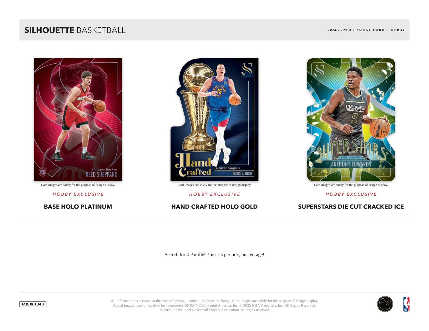Panini Silhouette Basketball NBA Hobby Box 2024/2025