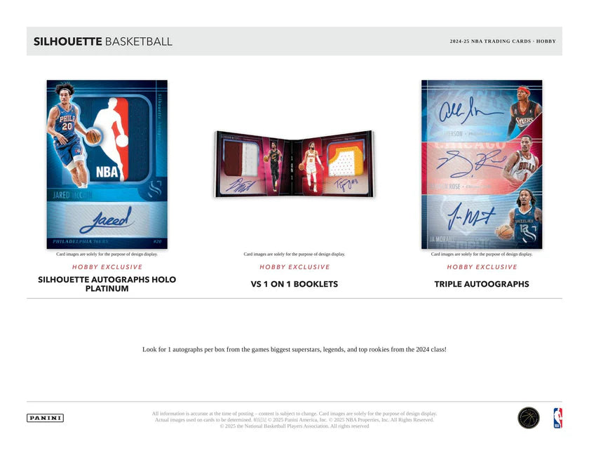 Panini Silhouette Basketball NBA Hobby Box 2024/2025