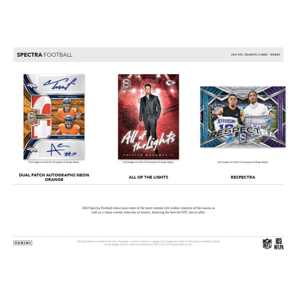 Panini Spectra Football NFL Hobby Box 2024