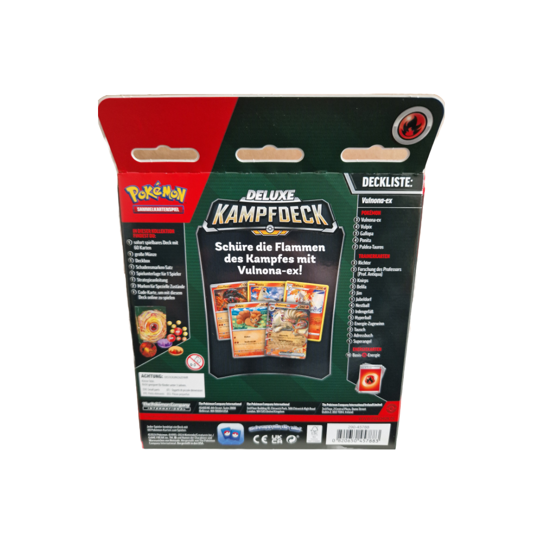 Pokémon Deluxe Kampfdeck Vulnona-ex / Zapdos-ex (DE)