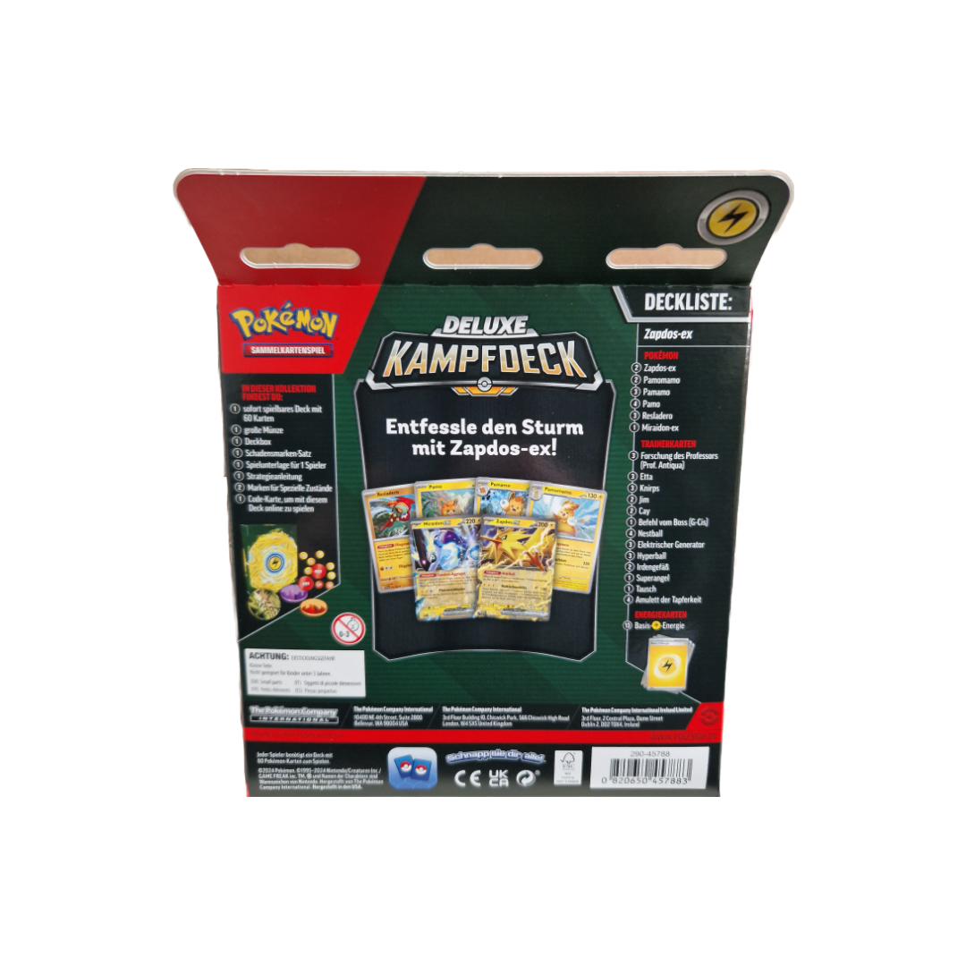 Pokémon Deluxe Kampfdeck Vulnona-ex / Zapdos-ex (DE)