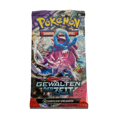 Pokémon Karmesin &amp; Purpur SV05 Gewalten der Zeit Booster Pack (DE)